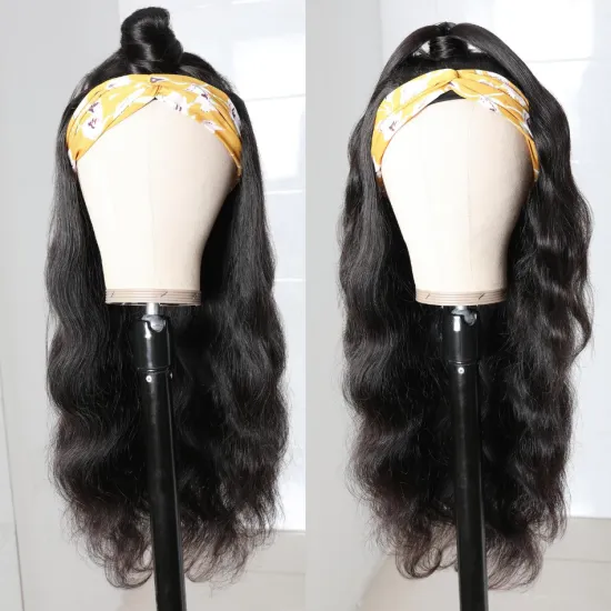 Body Wave Human Hair Wigs Headband Wig Wavy Virgin Cuticle Aligned Hair Wholesale Hair Vendors