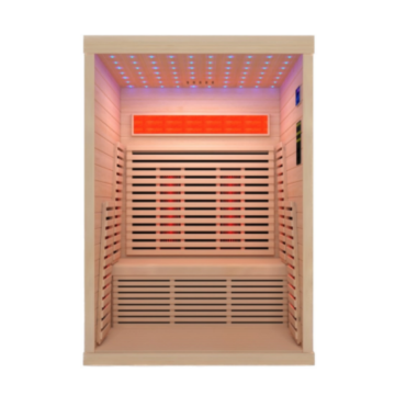Canadian Hemlock 2-Person Luxury Infrared Sauna Room