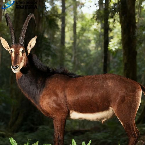 Model rusa animatronik ukuran hidup untuk pertunjukan