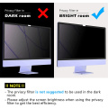 Easy Installation Framed Anti-Spy Computer Filters Desktop