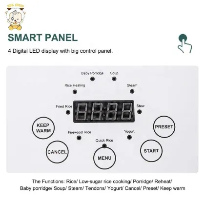 3L Commercial Intelligent Rice Cooker - Factory Wholesale Multifunctional Rice Cooker