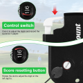 Llavero Negro Durable Golf Shot Counter Score