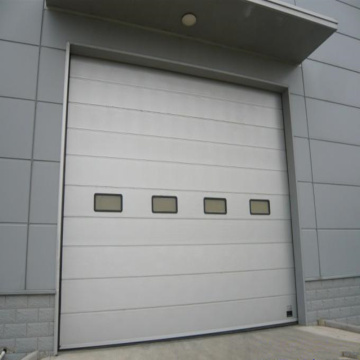 Fast action industry high speed sectional door