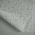 Eco-friendly 100% cotton eyelet embroidery lace fabric