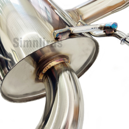 Hochleistungsabgas-Auspuff-Katzensystem 3 "Catback-Abgassystem für 2012-2016 BMW 335i F30 435i mit Schalldämpfer