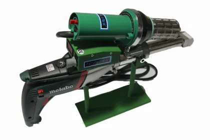 PP extrusion gun with Metabo motor