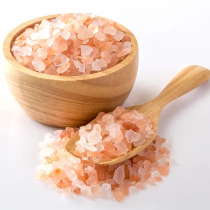 Private Label Pink Himalayan Rainbow Aromatherapy Bath Salt Pouch with Rose Petals