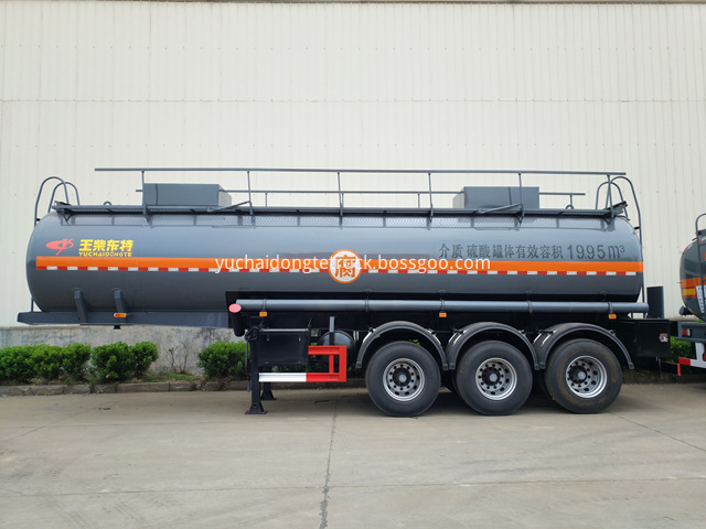 Sulfuric Acid Tanker Semi Trailer