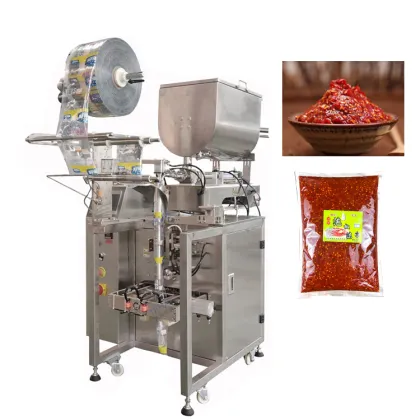 Honey Chilli Sauce Packing Machine - Horizontal Tub Sauce Packing Equipment