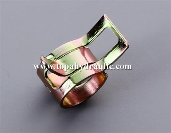 Heavy duty worm gear metal hose clamp