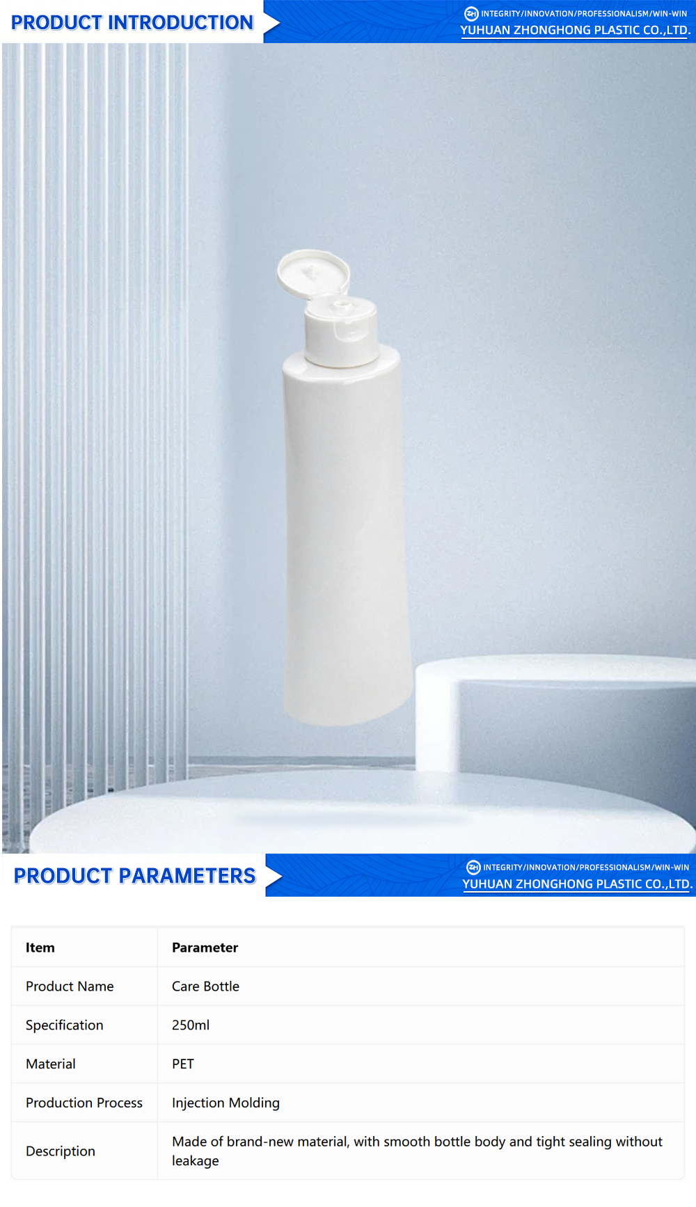 Sustainable Care Bottle for Personal Feminine Care Routines X