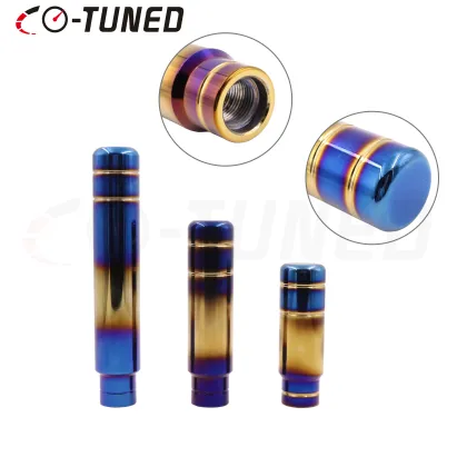 Titanium Blue Shift Knob - Aluminum Long Car Gear Shift Knob