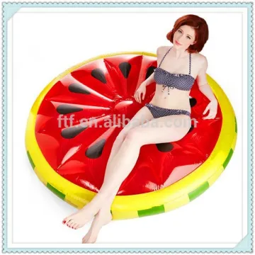 2016 FTF Brand pool float inflatable watermelon slice,watermelon pool float wholesale