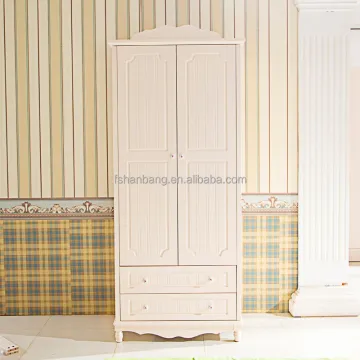 Korean Style Wooden Wardrobe & Luxury Wooden Armoire