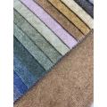 Tissu velours de canapé de couleur unie