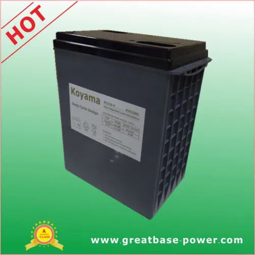 310ah 6v Deep Cycle Gel Battery For Recreational Vehicle, High Quality