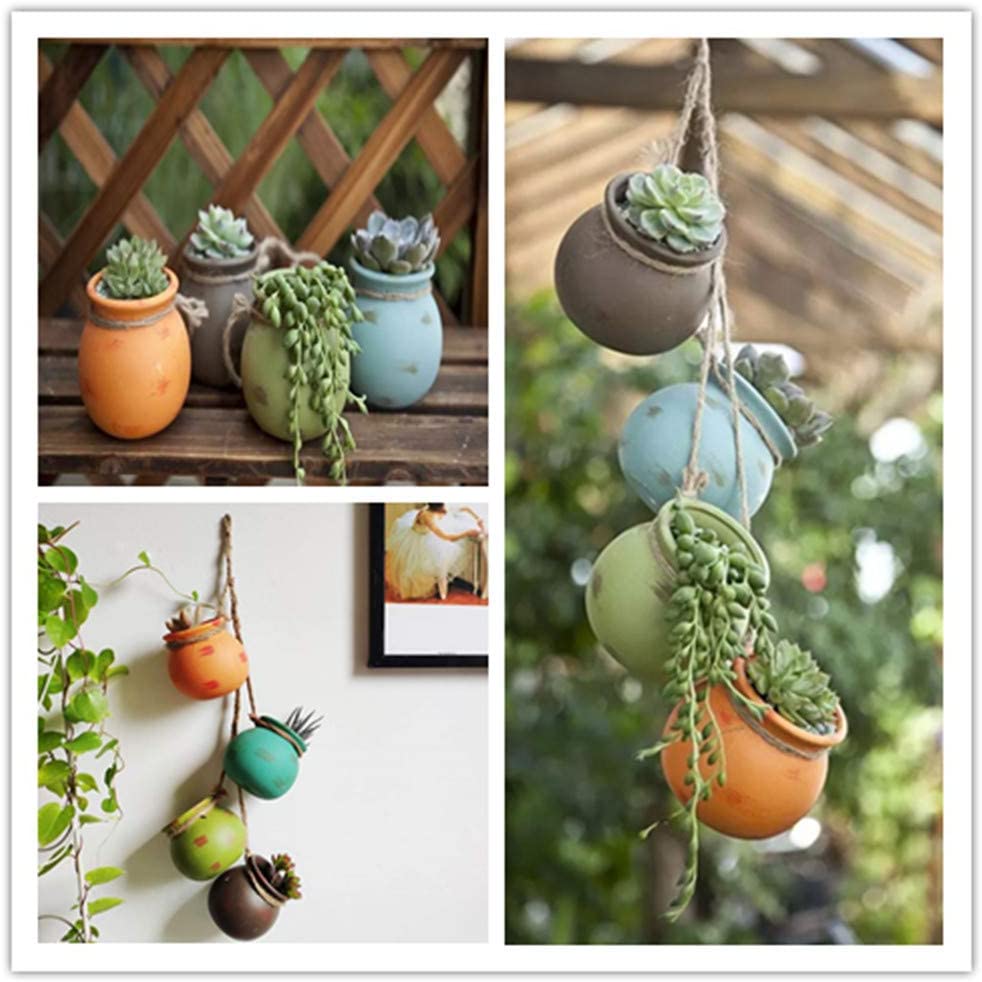 Keramik hängende Mini -Blumen -Pflanzer
