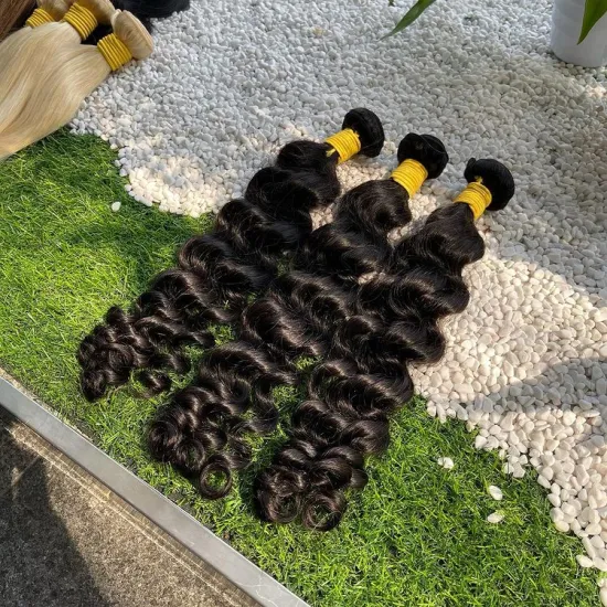 9A 10A 11A Grade 100% Peruvian Human Hair Weave Extensions Vendors , Virgin Raw Peruvian Hair Bundles