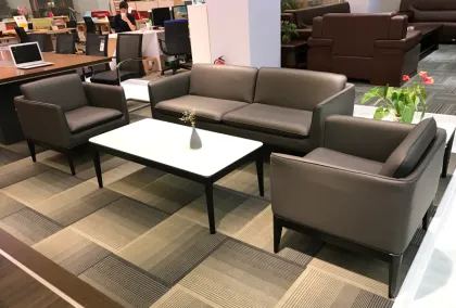 Dious Modern office sofa with stainless legs,leisure sofa,executive office sofa