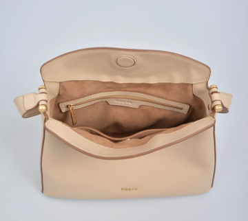 Large capacity hobo leather bag