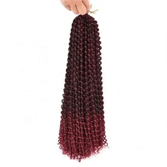 2021 Passion Twist Braids Long Black Brown Ombre Braiding Hair Extensions Crochet Synthetic Braid For Woman