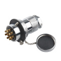 Conector circular de enchufe de enchufe de aviación de la serie DF