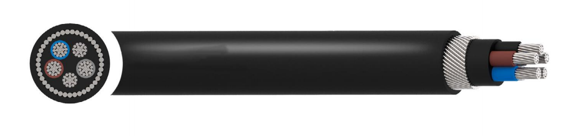 NA2XRH Aluminium Conductor XLPE SWA LSZH 1kV Cable