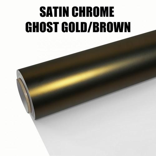 China Satin Chrome Ghost wrapping foil Factory