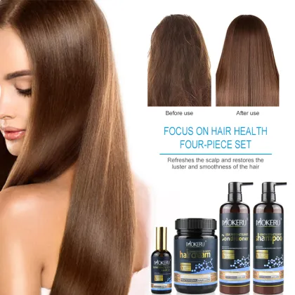 MOKERU Organic Keratin Treatment Shampoo for Women - Best Silicone-Free Hair Straightener