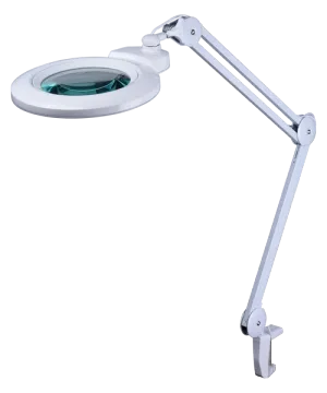 5 Inch Patent Magnifying Desk Clamp Lamp - Eyelash and Salon Beauty Light
