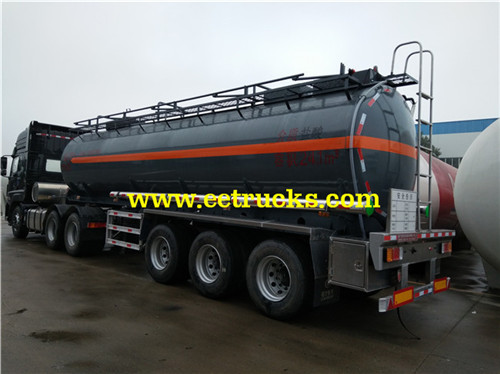 3 Axle hydrochloric Acying Train Trailers