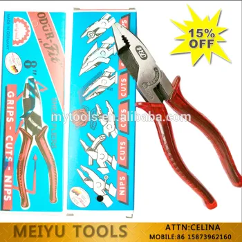 8in Best Fit Combination shearing Pliers for Multi purpose