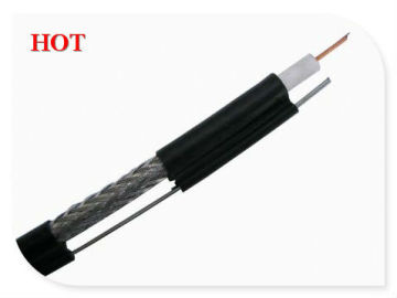 High Quality 75Ohms RG6 messenger cable with RoHS,CE for CATV