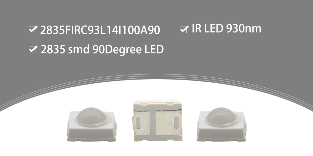 IR LEDs Single Color 930nm LED 2835 SMD