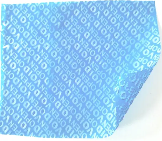 self adhesive anti-counterfeit label