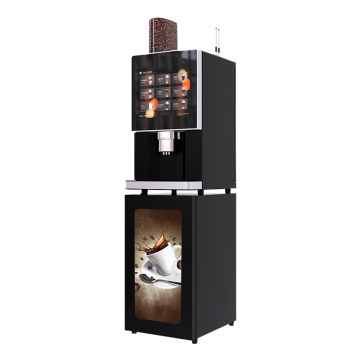 Hot Sale Drink Vending Machine For Coffee With Three Canisters & Optional Base Cabinet