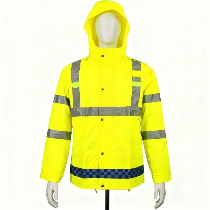 Safety Outerwear Reflective Raincoat