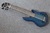 Musoo brand electric blue 4string bass(U02)
