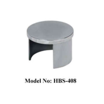 Round Stainless Steel Slotted Handrail End Cap