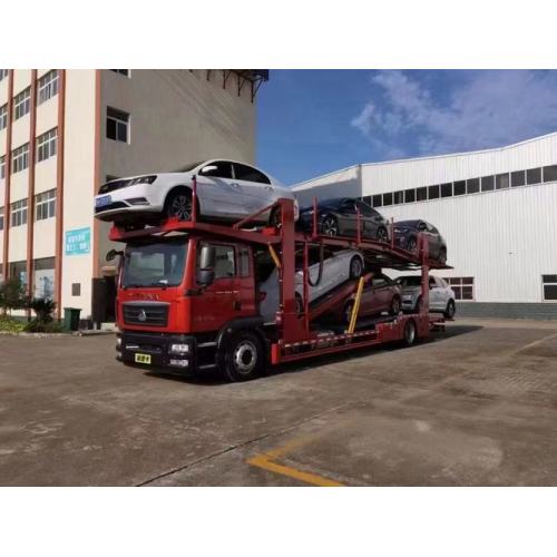 Remorque semi-camion de transport automobile à double étage