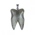 Fancy Fasper Tooth Necklace for Women Men Handmade Craved Stone Teeth