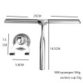 12 Inch Shower Squeegee in Chrome Finish