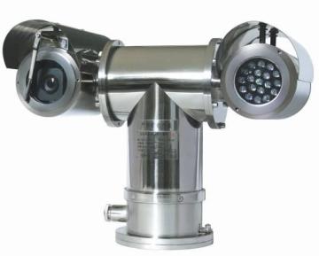 Explosion - proof infrared high-speed ptz cctv camera IP68 With the windshield wiper