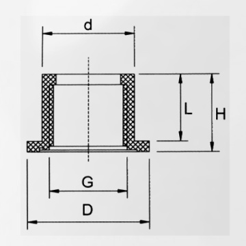 DIN PN16 Bekalan Air Cpvc Thread Reducer Grey