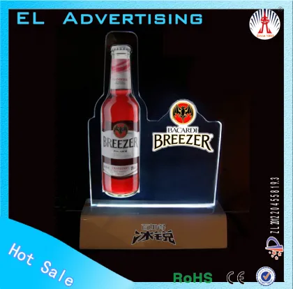 Big size el advertising panel el lighting advertising led advertising lights