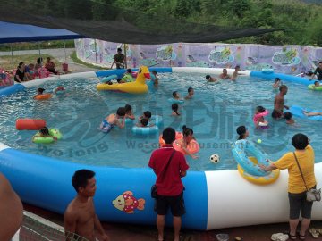 portable inflatable adult swimming pool