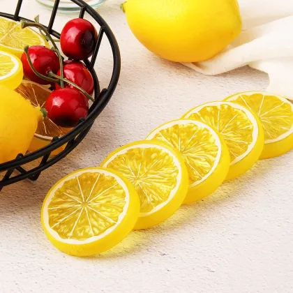 Artificial Lemon Slices Blocks for Party Kitchen Decoration