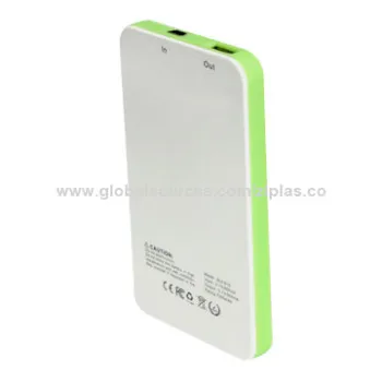 Dual-USB Mobile Power Bank with 6,000mAh Capacity