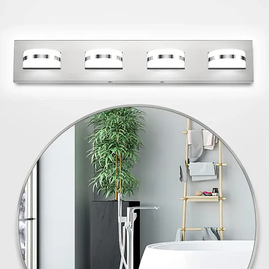 Tunable IP44 LED Mirror Light Fixture for Bathroom, Ceiling, and Hotel Home Vanity