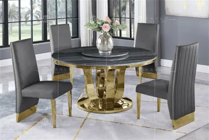 Rose Gold & Marble Table Chairs & Dining Sets for Sale
